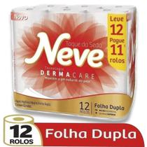 Papel Higienico Neve Folha Dupla Leve 12 Pague 11 Rolos Kit 3un