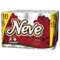 Papel Higiênico NEVE Folhas Duplas 30m Neutro 16n Compacto (Leve 16 Pague 15) Papel Higiênico NEVE Folhas Duplas 30m Neutro 16n Compacto (Leve 16 Pague 15)