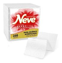 Papel Higiênico Neve Interfolhado Folha Dupla Cai Cai C/ 250