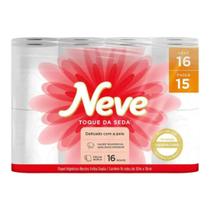 Papel Higiênico Neve Seda Folha Dupla 16 Rolos 30m X 10cm