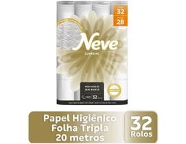 Papel Higiênico Neve Supreme Folha Dupla Leve 32 Pague 28