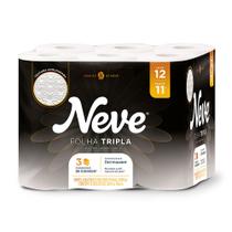 Papel Higiênico Neve Supreme Neutro Folha Tripla Leve 12 Pague 11 Unidades