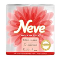 Papel Higiênico Neve Toque da Seda Folha Dupla 4 Unidades Papel Higiênico Neve Toque da Seda Folha Dupla 4 Unidades