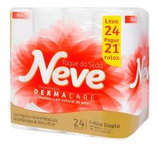 Papel Higiênico Neve Toque Seda Folha Dupla 24 Rolos Premium Papel Higiênico Neve Toque Seda Folha Dupla 24 Rolos Premium