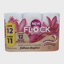 Papel Higiênico New Flock Premium 20 Metros 12 Unidades