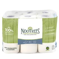 Papel higiênico NooTrees Bamboo, 3 camadas, 220 folhas, 12 rolos