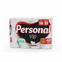 Papel Higiênico Personal Vip Folha Dupla 30 metros - 16 Rolos