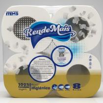 Papel Higiênico Premium 8 Rolos Rende Mais Fs Papel Higiênico Premium 8 Rolos Rende Mais Fs
