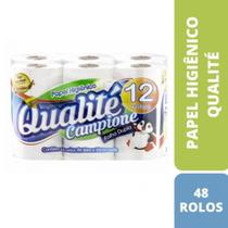 papel higiênico qualité fd 4x12 total 48 rolos