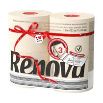 Papel Higiênico Renova Colorido 3 Camadas Kit com 4 Rolos Papel Higiênico Renova Colorido 3 Camadas Kit com 4 Rolos