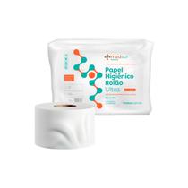 Papel higiênico rolão 08 rolos de 10cmx300m ultra premiun