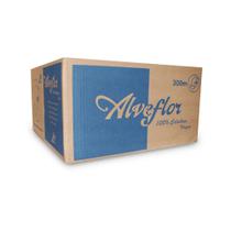 Papel Higiênico Rolão 100% celulose Folha simples Alveflor com 8 rolos de 300 metros