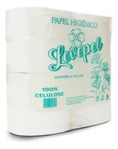 Papel Higiênico Rolao 100% Celulose Virgem C/8 Rolos 300Mts