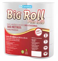 Papel Higiênico Rolão 300 Metros c/8 Big Roll Fofinho