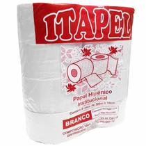 Papel Higiênico Rolão 300m Branco Itapel 8 Unidades