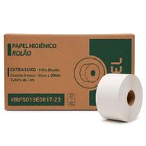 Papel Higiênico Rolão 8 Rolos Folha Simples 100% Fibras Celulósicas Ipel 10cm X 300m Papel Higiênico Rolão 8 Rolos Folha Simples 100% Fibras Celulósicas Ipel 10cm X 300m