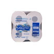 Papel Higiênico Rolão Alveflor Folha Simples 300 Metros - Fardo com 8 Rolos