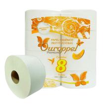 Papel higienico rolao extra luxo 8x300m premium folha simple