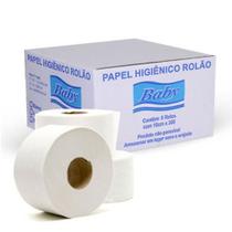 Papel Higiênico Rolão Luxo 10X300 8 Rolos Baby