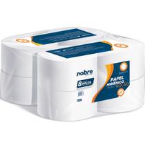 Papel Higiênico Rolão Nobre 8 Rolos 10cm X 300m Papel Higiênico Rolão Nobre 8 Rolos 10cm X 300m