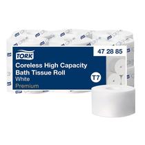 Papel higiênico Roll Tork Coreless de alta capacidade T7 de 2 camadas x12