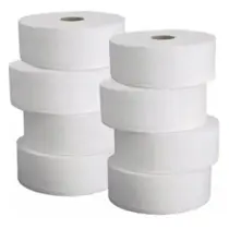 Papel Higiênico Rolo Institucional FOLHA SIMPLES 8 rolos de Papel Higiênico Rolão,BRANCO Quantidade 8 rolos GRANDES Ideal para empresa
