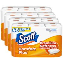 Papel higiênico Scott ComfortPlus 48 Double Rolls de 1 camada