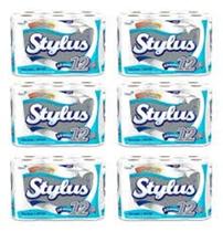 Papel Higiênico STYLUS Folha Dupla 6 Ptes 12 Rolos 20 Mts Total 72 Rolos