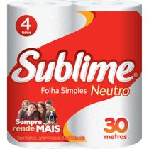Papel Higienico Sublime FS Neutro 30M - Melhoramentos