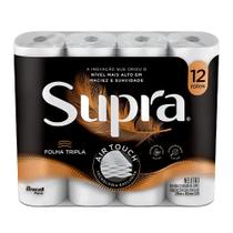 Papel Higiênico Supra Folha Tripla - 12 unidades