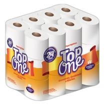 Papel Higiênico Top One Folha Dupla 24 Rolos 20m Macio Conforto e Resistência Papel Higiênico Top One Folha Dupla 24 Rolos 20m Macio Conforto e Resistência