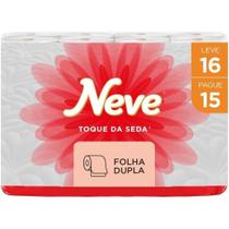 Papel Higiênico Toque De Seda Neve 16 Rolos - Leve 16 Pague 15 Papel Higiênico Toque De Seda Neve 16 Rolos - Leve 16 Pague 15