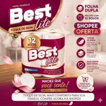 Papel Higiênico Toque Macio - Pacote com 12 Rolos - Alta Absorção e Conforto Premium Papel Higiênico Toque Macio - Pacote com 12 Rolos - Alta Absorção e Conforto Premium