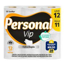 Papel Higiênico Vip Neutro Personal 12 unidades