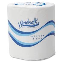 Papel higiênico Windsoft, pacote com 48, 2 camadas e 500 folhas por rolo
