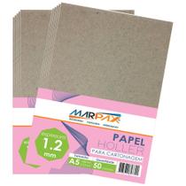 Papel Holler para cartonagem Marpax 1,2mm A5 148x210mm 50un Papel Holler para cartonagem Marpax 1,2mm A5 148x210mm 50un