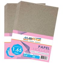 Papel Holler para cartonagem Marpax 1,65mm A4 210x297mm 50un