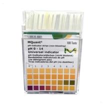 Papel Indicador de ph 0-14 100 tiras - Merck