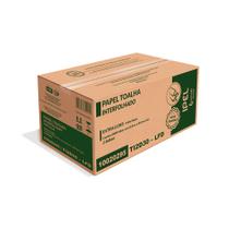 Papel Interfolha 100% Celulose Folha Dupla Ipel Indaial com 2.000 Folhas por Caixa - Maior Absorção e Maciez para mãos