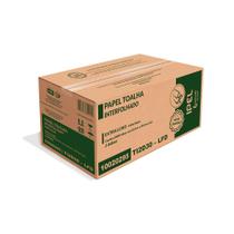 Papel Interfolha 100% Celulose Folha Dupla Ipel Indaial com 2.000 Folhas por Caixa - Maior Absorção e Maciez para mãos