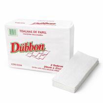 Papel interfolha 2 dobras fs 20x21 dubbon