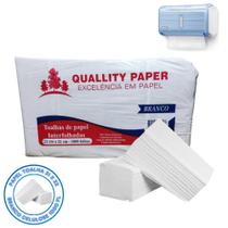 Papel Interfolha 20X21 Fibras Celulósicas 2 Dobras 1000 Und Papel Interfolha 20X21 Fibras Celulósicas 2 Dobras 1000 Und