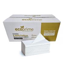 Papel Interfolha 22X21Cm C/2000 Premium Virgem Ecoprime Papel Interfolha 22X21Cm C/2000 Premium Virgem Ecoprime