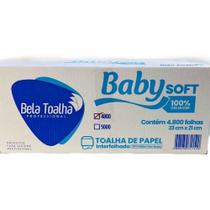 Papel Interfolha Branco 2d 23x21 100% Baby Com 4800 Folhas Papel Interfolha Branco 2d 23x21 100% Baby Com 4800 Folhas