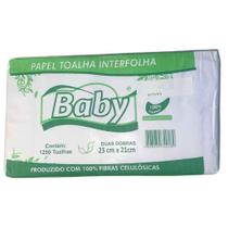 Papel Interfolha Branco 2d 23x21 28g Baby C/1250 Papel Interfolha Branco 2d 23x21 28g Baby C/1250