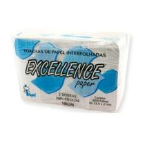 Papel Interfolha Excellence 100% Celulose Virgem Branco 22X21,5Cm - Isapel