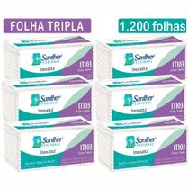Papel Interfolha Folha Tripla Inovatta Super Macia C/ 1200 folhas - Santher