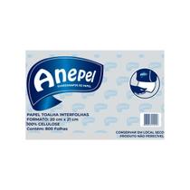 Papel Interfolha Toalha Anepel 20x21 5 Pacote c 800 folhas
