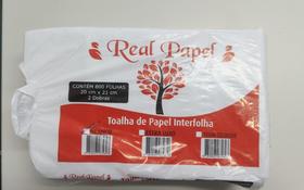 Papel Interfolhas Branco, 20cm x 21cm - 2 Dobras 800und