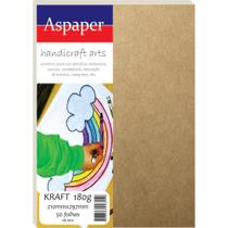 Papel KRAFT A4 180G 210X297MM - Pacote com 50 Folhas